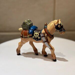 Vintage 2005 Papo Action Figure Blue Deco Pirate Treasure Horse